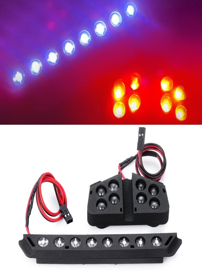 RCLIONS طقم إضاءة سيارة التحكم عن بعد من RCLIONS، يتضمن مصابيح أمامية وخلفية، ومصابيح LED للمصد، وقطع غيار مُحسّنة لشاحنة TRX Maxx Slash 6S 4X4 القصيرة بمقياس 1/8 - Image 2